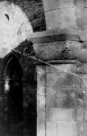 DETAILS OF CAPITALS RE OF SOUTH WALL : CAP OF IST COLUMN OF NAVE